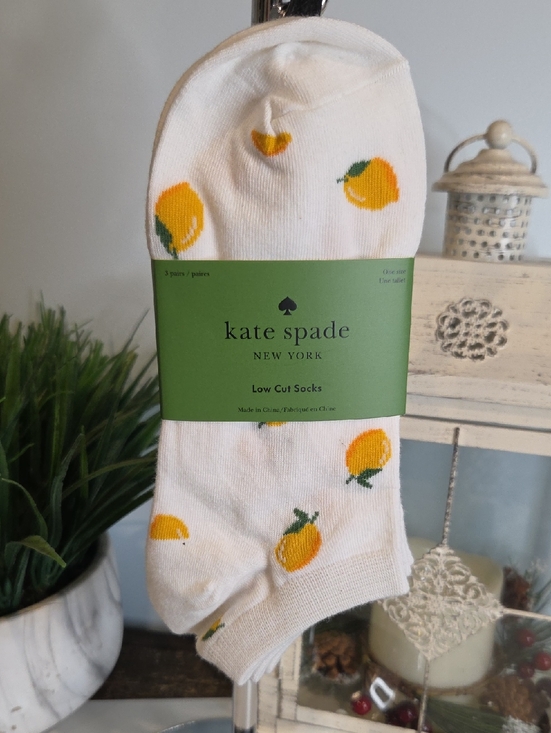 kate spade Accessories - Kate Spade Pk Of 3 Low Cut Socks